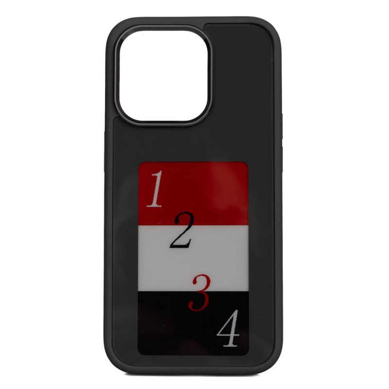 Bal-z Apple iPhone 14 Pro Kılıf Ekranı Yansıtan  Akıllı NFC Kapak