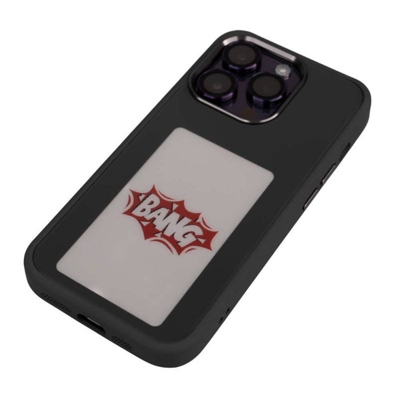 Bal-z Apple iPhone 14 Pro Kılıf Ekranı Yansıtan  Akıllı NFC Kapak