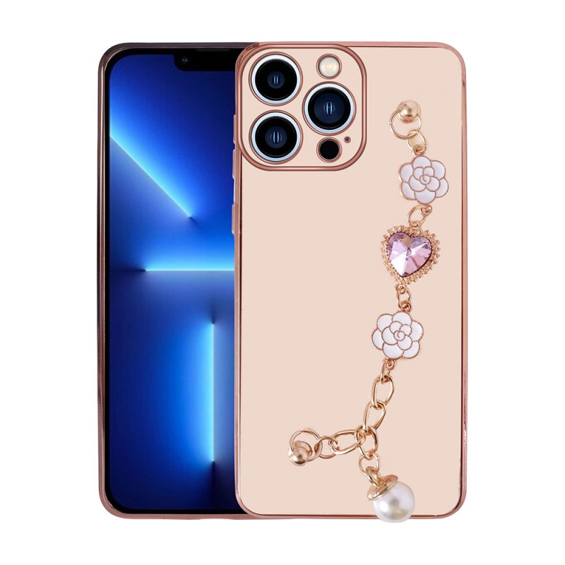 Bal-z Apple iPhone 14 Pro Kılıf El Tutamaçlı Kamera Korumalı  Taka Silikon Kapak