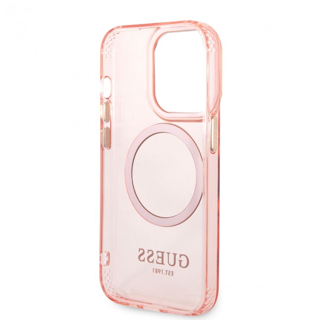 Apple iPhone 14 Pro Kılıf GUESS Magsafe Şarj Özellikli Airbagli Dizayn Kapak Apple iPhone 14 Pro Kılıf GUESS Magsafe Şarj Özellikli Airbagli Dizayn Kapak