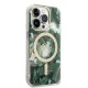 Apple iPhone 14 Pro Kılıf GUESS Magsafe Şarj Özellikli Yaprak Desenli Magsafe Şarj Kablolu Kapak Apple iPhone 14 Pro Kılıf GUESS Magsafe Şarj Özellikli Yaprak Desenli Magsafe Şarj Kablolu Kapak