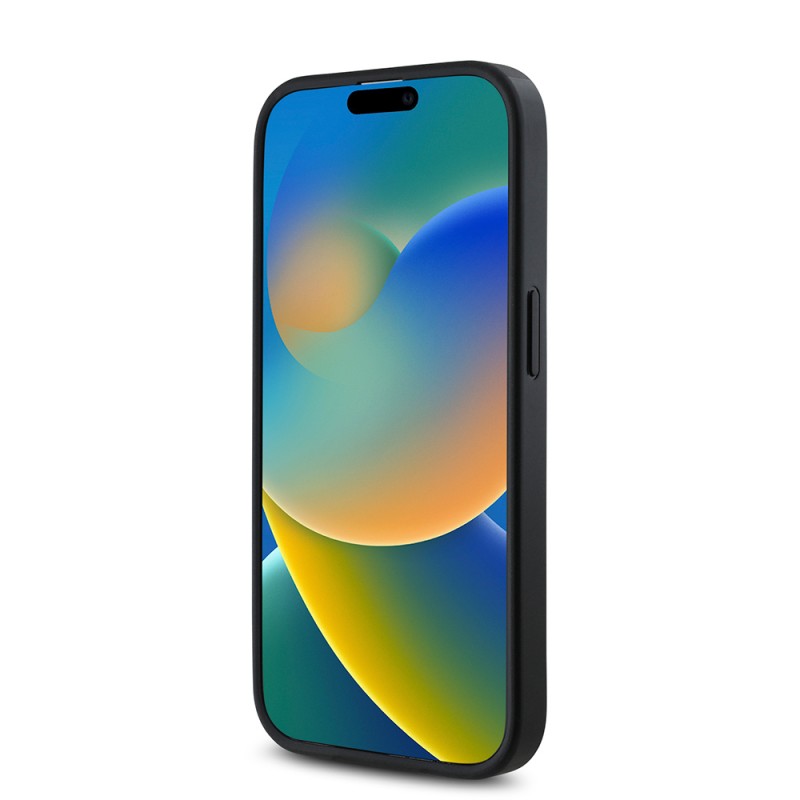 Bal-z Apple iPhone 14 Pro Kılıf Guess Orjinal Lisanslı M-safe Şarj Özellikli Gül Baskılı 4G Desenli Yazı Logolu Kapak