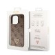 Apple iPhone 14 Pro Kılıf Guess Orjinal Lisanslı PU Deri Taşlı Üçgen Logo 4G Desenli Kapak Apple iPhone 14 Pro Kılıf Guess Orjinal Lisanslı PU Deri Taşlı Üçgen Logo 4G Desenli Kapak