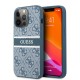 Apple iPhone 14 Pro Kılıf GUESS PU Deri Çizgili Logo Dizaynlı Kapak Apple iPhone 14 Pro Kılıf GUESS PU Deri Çizgili Logo Dizaynlı Kapak
