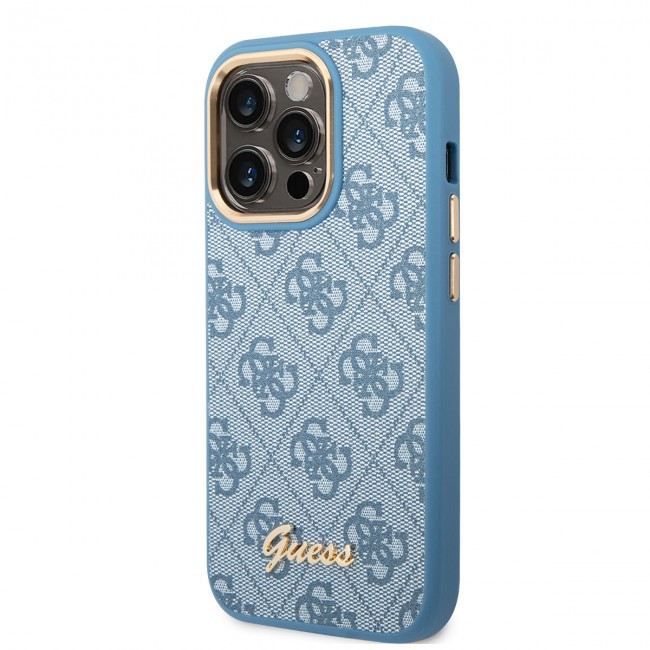 Apple iPhone 14 Pro Kılıf GUESS PU Deri Metal Logo Dizaynlı Kapak Apple iPhone 14 Pro Kılıf GUESS PU Deri Metal Logo Dizaynlı Kapak