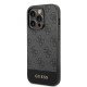 Apple iPhone 14 Pro Kılıf GUESS PU Deri Şerit Logo Dizaynlı Kapak Apple iPhone 14 Pro Kılıf GUESS PU Deri Şerit Logo Dizaynlı Kapak