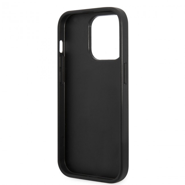 Apple iPhone 14 Pro Kılıf GUESS PU Deri Şerit Logo Dizaynlı Kapak Apple iPhone 14 Pro Kılıf GUESS PU Deri Şerit Logo Dizaynlı Kapak