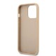 Apple iPhone 14 Pro Kılıf GUESS PU Safran Deri Üçgen Logo Dizayn Kapak Apple iPhone 14 Pro Kılıf GUESS PU Safran Deri Üçgen Logo Dizayn Kapak