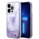 Apple iPhone 14 Pro Kılıf GUESS Transparan Sıvılı Simli Dizayn Kapak Apple iPhone 14 Pro Kılıf GUESS Transparan Sıvılı Simli Dizayn Kapak