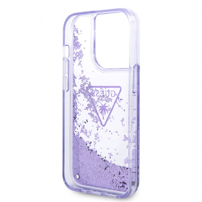 Apple iPhone 14 Pro Kılıf GUESS Transparan Sıvılı Simli Dizayn Kapak Apple iPhone 14 Pro Kılıf GUESS Transparan Sıvılı Simli Dizayn Kapak
