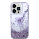 Apple iPhone 14 Pro Kılıf GUESS Transparan Sıvılı Simli Dizayn Kapak Apple iPhone 14 Pro Kılıf GUESS Transparan Sıvılı Simli Dizayn Kapak