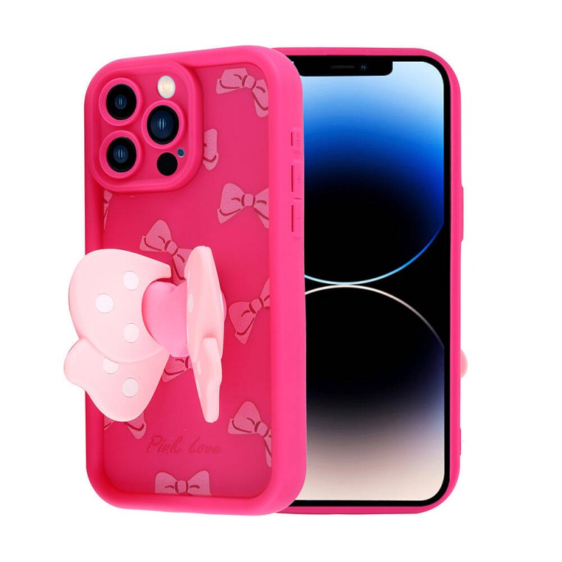 Bal-z Apple iPhone 14 Pro Kılıf Kamera Korumalı Figür Tasarımlı  Kapya Kapak