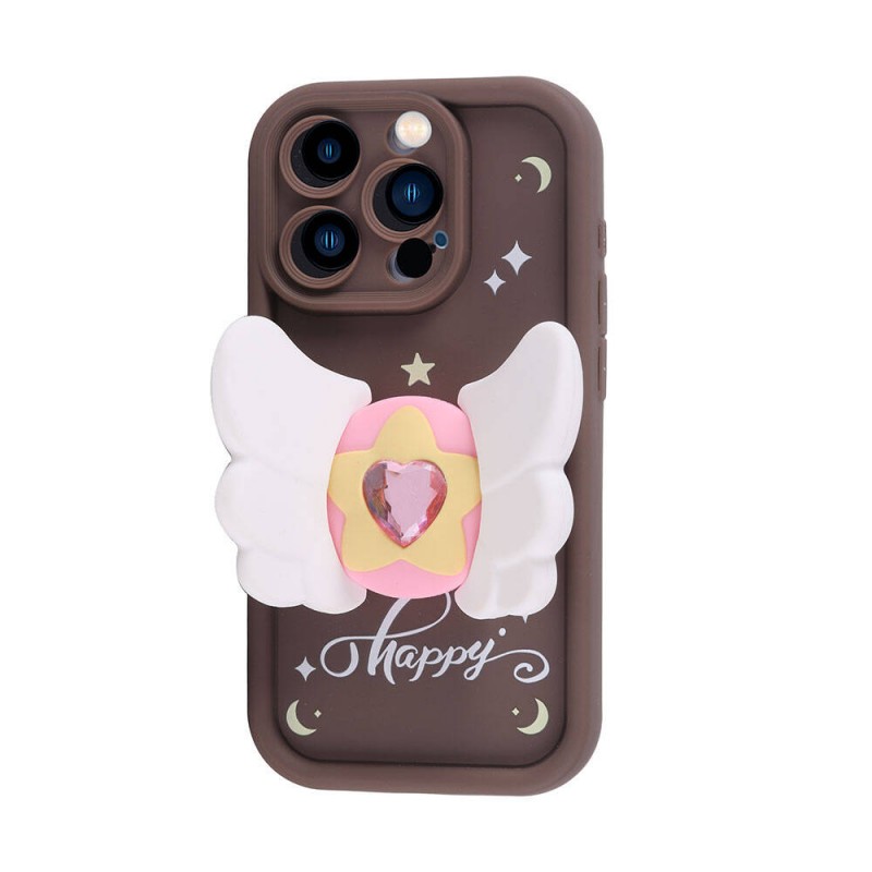 Bal-z Apple iPhone 14 Pro Kılıf Kamera Korumalı Figür Tasarımlı  Kapya Kapak