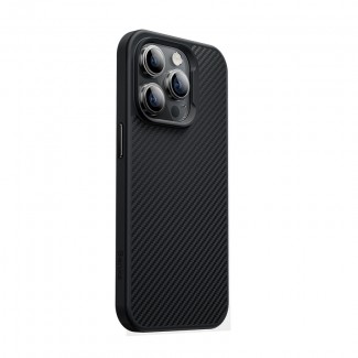 Apple iPhone 14 Pro Kılıf Karbon Fiber M-safe Şarj Özellikli Benks 600D Hybrid Kevlar Kapak Apple iPhone 14 Pro Kılıf Karbon Fiber M-safe Şarj Özellikli Benks 600D Hybrid Kevlar Kapak