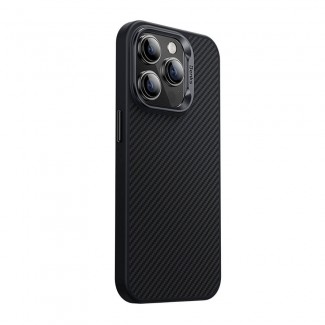 Apple iPhone 14 Pro Kılıf Karbon Fiber Magsafe Şarj Özellikli Benks Hybrid ArmorPro 600D Kevlar Kapak Apple iPhone 14 Pro Kılıf Karbon Fiber Magsafe Şarj Özellikli Benks Hybrid ArmorPro 600D Kevlar Kapak