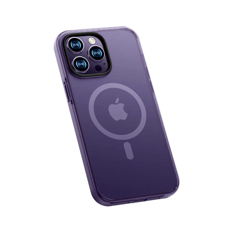 Bal-z Apple iPhone 14 Pro Kılıf Kenarları Silikon Airbagli Mat Arka Yüzey Benks Icesand Kapak