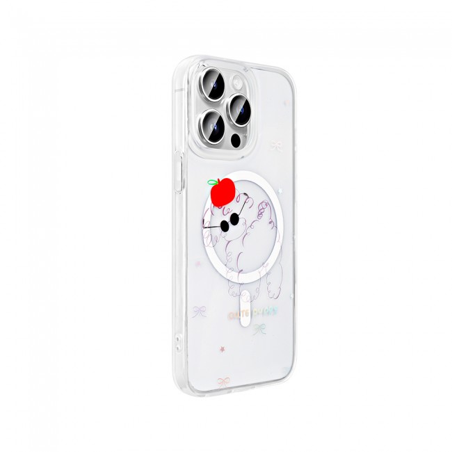Apple iPhone 14 Pro Kılıf M-Safe Şarj Özellikli Şeffaf Zore Folk Sert Kapak Apple iPhone 14 Pro Kılıf M-Safe Şarj Özellikli Şeffaf Zore Folk Sert Kapak