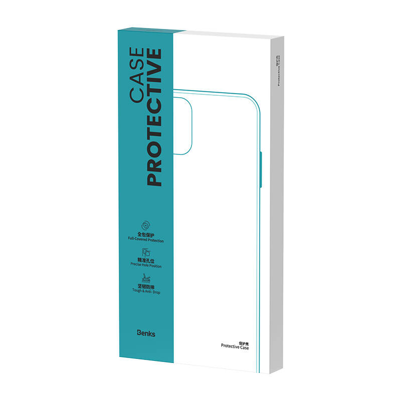 Bal-z Apple iPhone 14 Pro Kılıf M-safe Şarj Özellikli Benks 1.8mm Ultra İnce Şeffaf Kapak