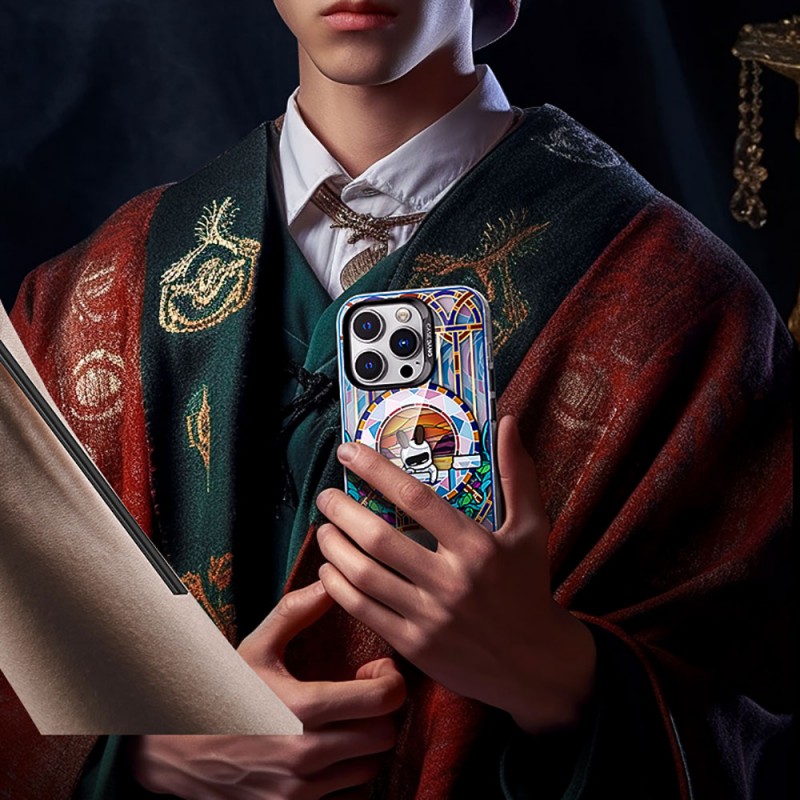 Bal-z Apple iPhone 14 Pro Kılıf M-safe Şarj Özellikli Benks Casebang Memory & Meditation Kapak