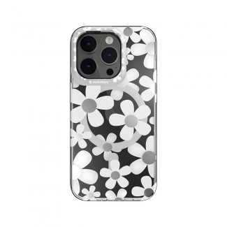 Apple iPhone 14 Pro Kılıf Magsafe Şarj Özellikli Çift IMD Baskılı Lisanslı Switcheasy Artist-M Fleur Kapak Apple iPhone 14 Pro Kılıf Magsafe Şarj Özellikli Çift IMD Baskılı Lisanslı Switcheasy Artist-M Fleur Kapak