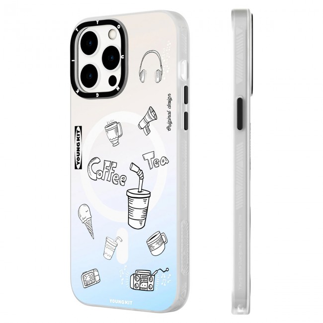 Apple iPhone 14 Pro Kılıf Magsafe Şarj Özellikli Desenli Youngkit Plaything Serisi Kapak Apple iPhone 14 Pro Kılıf Magsafe Şarj Özellikli Desenli Youngkit Plaything Serisi Kapak