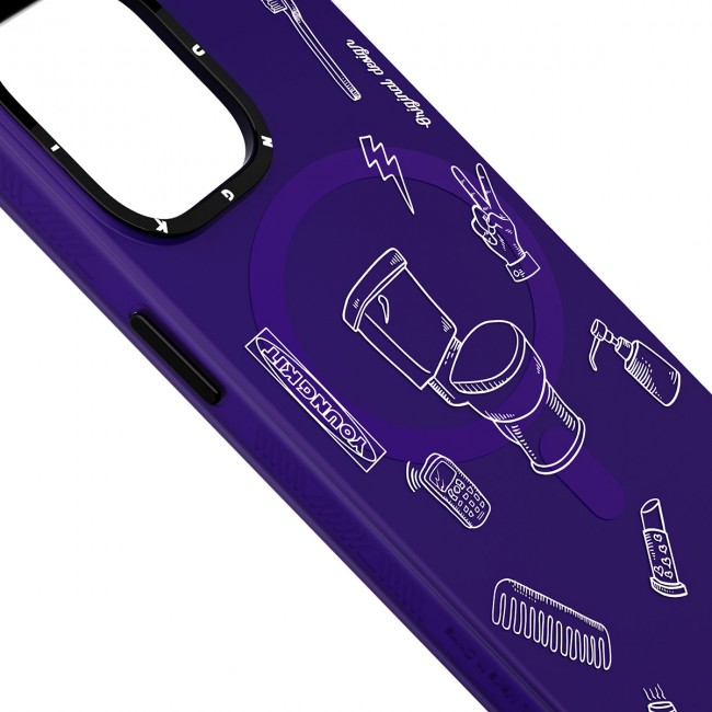 Apple iPhone 14 Pro Kılıf Magsafe Şarj Özellikli Desenli Youngkit Plaything Serisi Kapak Apple iPhone 14 Pro Kılıf Magsafe Şarj Özellikli Desenli Youngkit Plaything Serisi Kapak