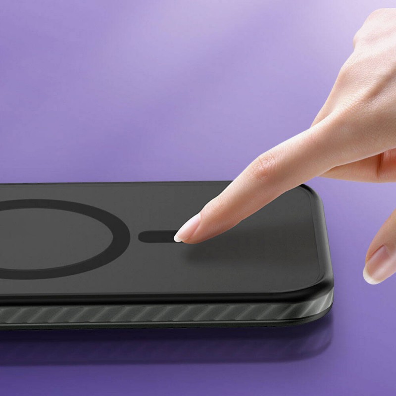 Bal-z Apple iPhone 14 Pro Kılıf M-safe Şarj Özellikli Mat Arka Yüzey Benks Drop Resistance Kapak