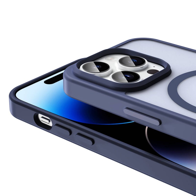 Bal-z Apple iPhone 14 Pro Kılıf M-safe Şarj Özellikli Mat Arka Yüzey  Sio Kapak