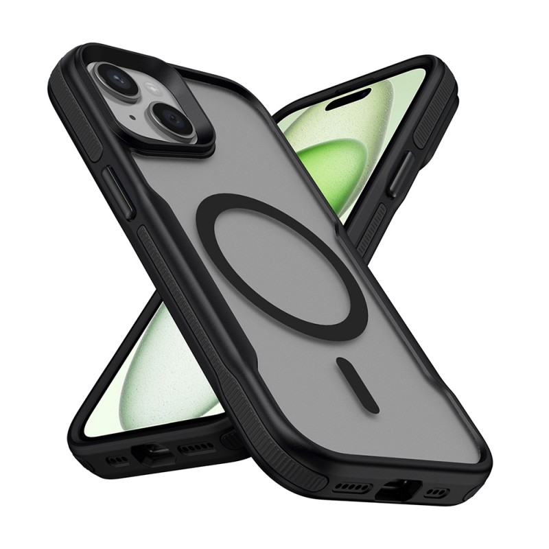 Bal-z Apple iPhone 14 Pro Kılıf M-safe Şarj Özellikli Renkli Kenar Airbag Şeritli Zore Lamer Kapak