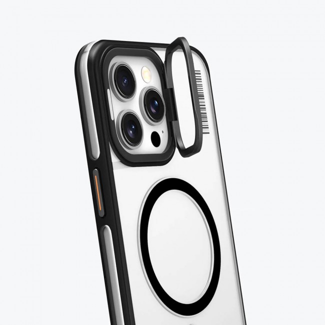 Apple iPhone 14 Pro Kılıf Magsafe Şarj Özellikli Sararma Önleyici Youngkit Crystal Grid Kapak Apple iPhone 14 Pro Kılıf Magsafe Şarj Özellikli Sararma Önleyici Youngkit Crystal Grid Kapak