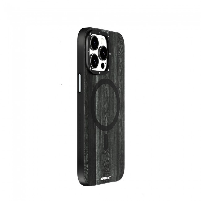 Apple iPhone 14 Pro Kılıf Magsafe Şarj Özellikli Sararmaya Dayanıklı Youngkit Wood Forest Serisi Kapak Apple iPhone 14 Pro Kılıf Magsafe Şarj Özellikli Sararmaya Dayanıklı Youngkit Wood Forest Serisi Kapak