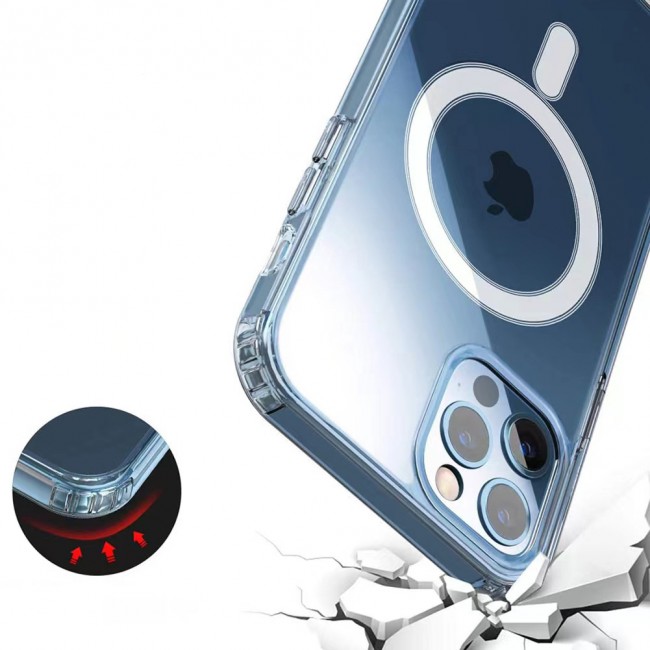 Apple iPhone 14 Pro Kılıf Magsafe Şarj Özellikli Şeffaf Sert PC Zore Embos Kapak Apple iPhone 14 Pro Kılıf Magsafe Şarj Özellikli Şeffaf Sert PC Zore Embos Kapak