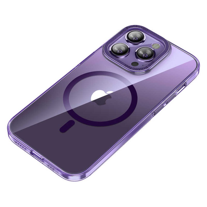 Bal-z Apple iPhone 14 Pro Kılıf M-safe Şarj Özellikli Sert PC  Fuya Kapak