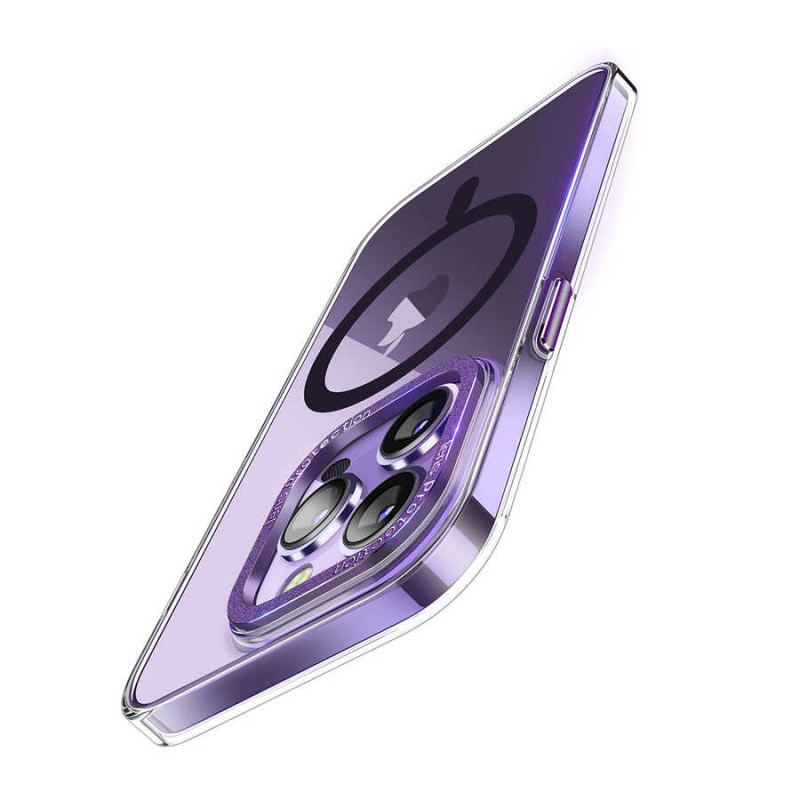 Bal-z Apple iPhone 14 Pro Kılıf M-safe Şarj Özellikli Sert PC  Fuya Kapak