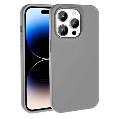 Bal-z Apple iPhone 14 Pro Kılıf M-safe Şarj Özellikli Sıvı Teknolojili Silinebilir Sert  Kivi Kapak