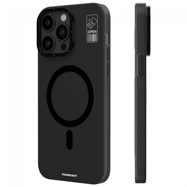Apple iPhone 14 Pro Kılıf Magsafe Şarj Özellikli Standlı YoungKit Hermit Bracket Serisi Kapak Apple iPhone 14 Pro Kılıf Magsafe Şarj Özellikli Standlı YoungKit Hermit Bracket Serisi Kapak