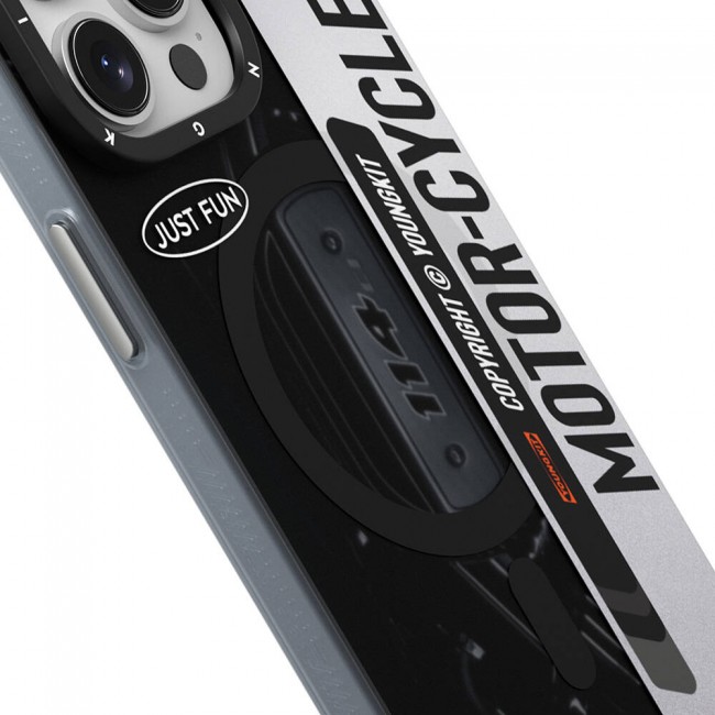 Apple iPhone 14 Pro Kılıf Magsafe Şarj Özellikli Youngkit Motorcycle Legend Serisi Kapak Apple iPhone 14 Pro Kılıf Magsafe Şarj Özellikli Youngkit Motorcycle Legend Serisi Kapak