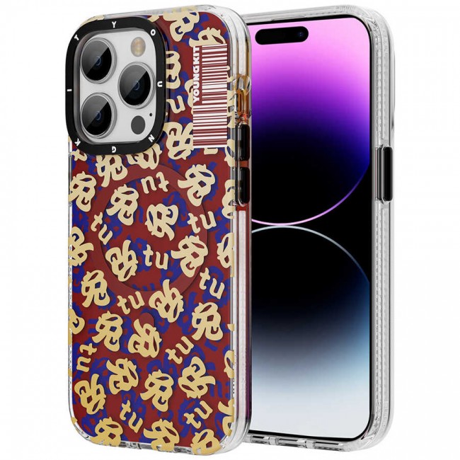 Apple iPhone 14 Pro Kılıf Magsafe Şarj Özellikli Youngkit Play Rabbit Serisi Kapak Apple iPhone 14 Pro Kılıf Magsafe Şarj Özellikli Youngkit Play Rabbit Serisi Kapak