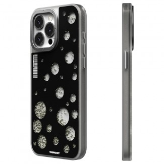 Apple iPhone 14 Pro Kılıf M-safe Şarj Özellikli Youngkit Quicksand Beads Serisi Kapak Apple iPhone 14 Pro Kılıf M-safe Şarj Özellikli Youngkit Quicksand Beads Serisi Kapak