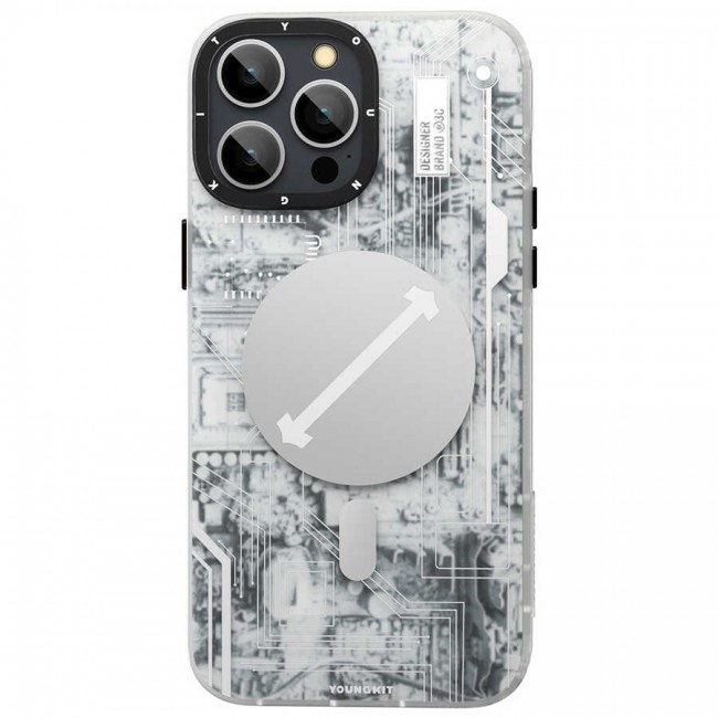 Apple iPhone 14 Pro Kılıf Magsafe Şarj Özellikli YoungKit Technology Serisi Kapak Apple iPhone 14 Pro Kılıf Magsafe Şarj Özellikli YoungKit Technology Serisi Kapak