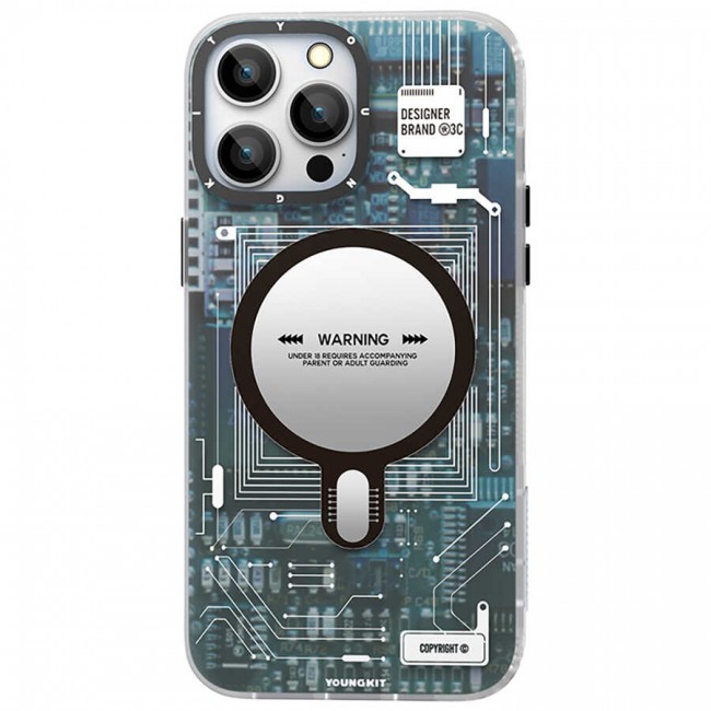 Apple iPhone 14 Pro Kılıf Magsafe Şarj Özellikli YoungKit Technology Serisi Kapak Apple iPhone 14 Pro Kılıf Magsafe Şarj Özellikli YoungKit Technology Serisi Kapak