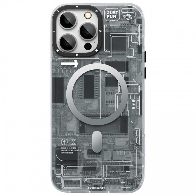 Apple iPhone 14 Pro Kılıf Magsafe Şarj Özellikli YoungKit Technology Serisi Kapak Apple iPhone 14 Pro Kılıf Magsafe Şarj Özellikli YoungKit Technology Serisi Kapak