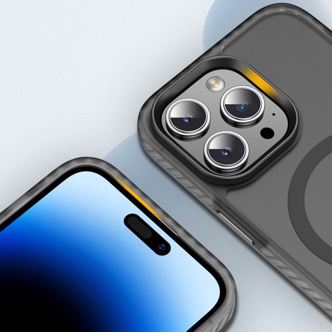 Apple iPhone 14 Pro Kılıf Mat Arka Yüzey Wireless Şarj Özellikli Zore Locik Kapak Apple iPhone 14 Pro Kılıf Mat Arka Yüzey Wireless Şarj Özellikli Zore Locik Kapak