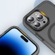 Apple iPhone 14 Pro Kılıf Mat Arka Yüzey Wireless Şarj Özellikli Zore Locik Kapak Apple iPhone 14 Pro Kılıf Mat Arka Yüzey Wireless Şarj Özellikli Zore Locik Kapak