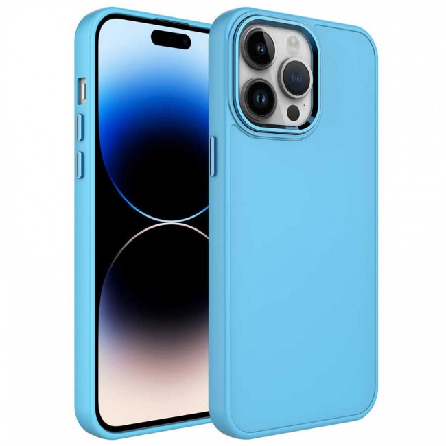 Apple iPhone 14 Pro Kılıf Metal Çerçeve ve Buton Tasarımlı Silikon Zore Luna Kapak Apple iPhone 14 Pro Kılıf Metal Çerçeve ve Buton Tasarımlı Silikon Zore Luna Kapak