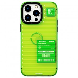 Apple iPhone 14 Pro Kılıf Şeffaf Renkli Tasarım YoungKit Fluorite Serisi Kapak Apple iPhone 14 Pro Kılıf Şeffaf Renkli Tasarım YoungKit Fluorite Serisi Kapak