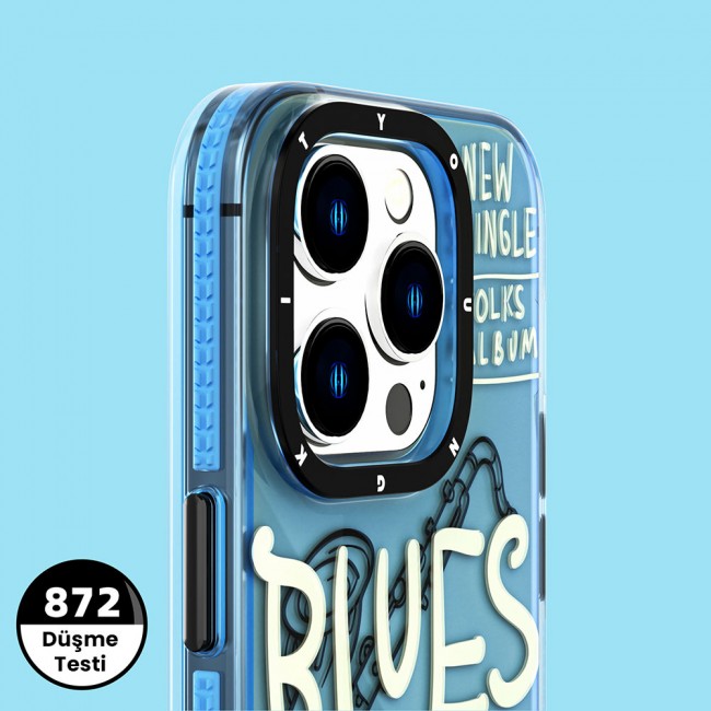 Apple iPhone 14 Pro Kılıf Şeffaf Renkli Yazı Temalı Tasarım YoungKit Jazz Serisi Kapak Apple iPhone 14 Pro Kılıf Şeffaf Renkli Yazı Temalı Tasarım YoungKit Jazz Serisi Kapak