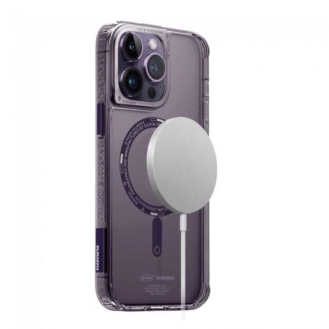 Apple iPhone 14 Pro Kılıf SkinArma Şeffaf Airbag Tasarımlı Magsafe Şarj Özellikli Saido Kapak Apple iPhone 14 Pro Kılıf SkinArma Şeffaf Airbag Tasarımlı Magsafe Şarj Özellikli Saido Kapak