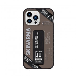 Apple iPhone 14 Pro Kılıf SkinArma Şeffaf Desenli Airbag Tasarımlı Standlı Shimma Kapak Apple iPhone 14 Pro Kılıf SkinArma Şeffaf Desenli Airbag Tasarımlı Standlı Shimma Kapak