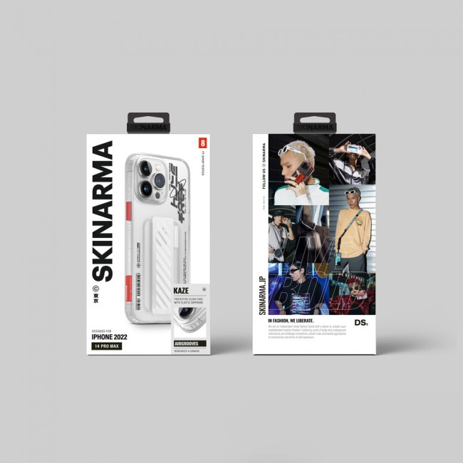 Apple iPhone 14 Pro Kılıf SkinArma Şeffaf Desenli Kaze Kapak Apple iPhone 14 Pro Kılıf SkinArma Şeffaf Desenli Kaze Kapak